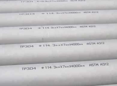 Tubería A312 Tp304