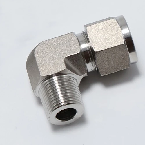 Conector acodado macho Tubo de acero inoxidable 316 Accesorio de tubería de 90 grados - Accesorios para tubos de acero inoxidable de alto rendimiento